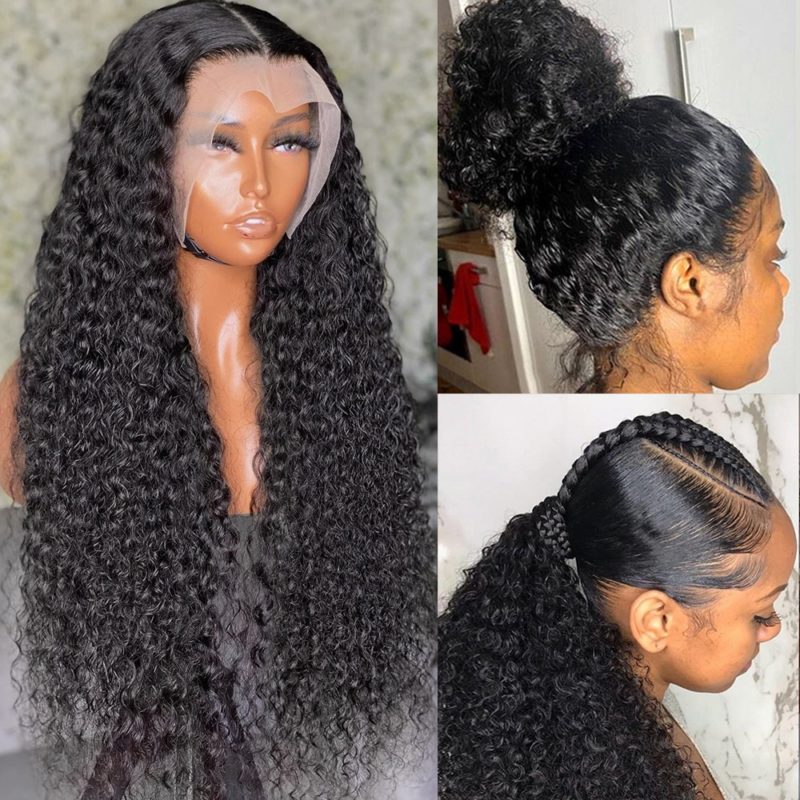 perruque afro lace closure
