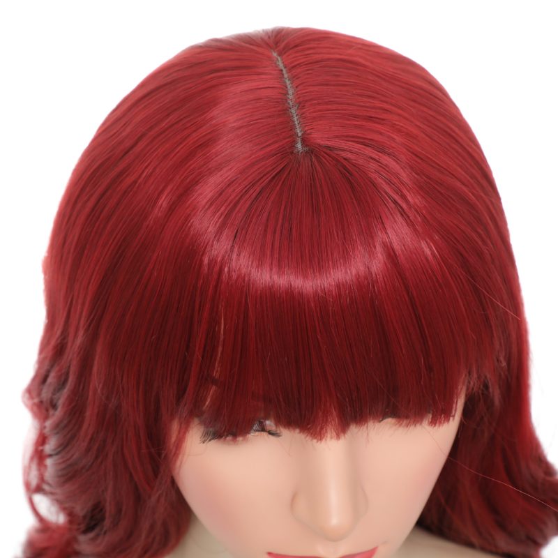 perruque rouge longue